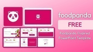 'foodpanda Inspired PowerPoint Template [ FREE ] | Claire'