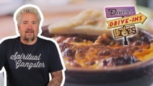 'Guy Fieri Eats Bolognese Lasagna | Diners, Drive-Ins and Dives | Food Network'