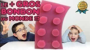 'LE PLUS GROS BONBON LEGO DU MONDE !!!  WORLD\'S LARGEST GUMMY LEGO !!! Recette bonbon GEANT XXL'