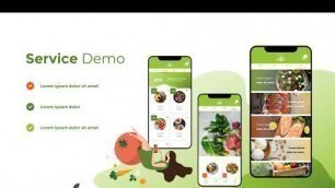 'Healthy Food Order Online Animation PPT Download'