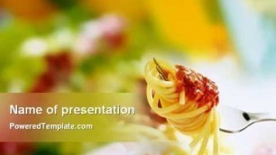 'Italian Food PowerPoint Template by PoweredTemplate.com'