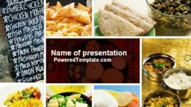 'Indian Food PowerPoint Template by PoweredTemplate.com'