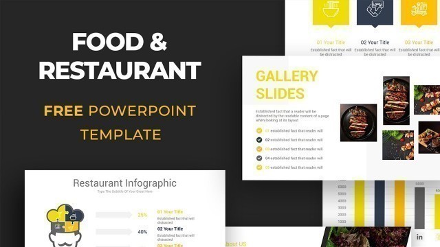 'Free Food & Restaurant PowerPoint Template'