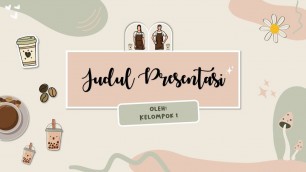 'Aesthetic PPT #1 II Pink Series II Template PPT Aesthetic Coffee Theme II Cara Membuat PPT'