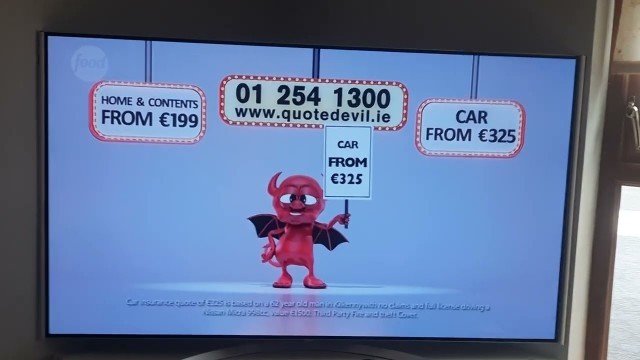 'Guotedevil Advert on Food Network (UK, Irish Feed)'