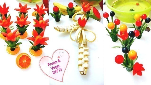 '12 Vegetable decoration ideas at home | Creative food art DIY ideas flower | Vegetable craft ideas'