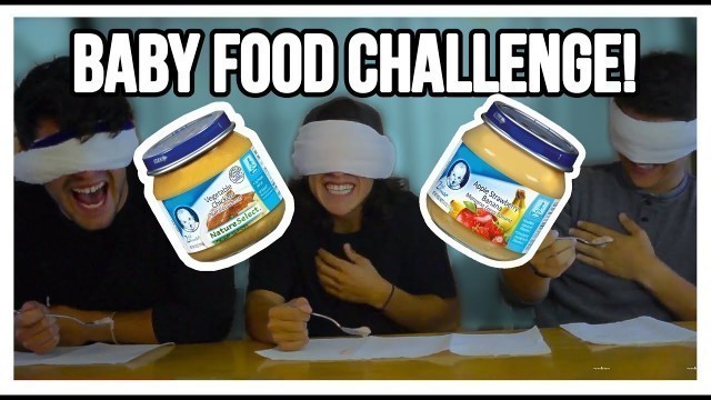 'BABY FOOD CHALLENGE - Tyler & Ryan'