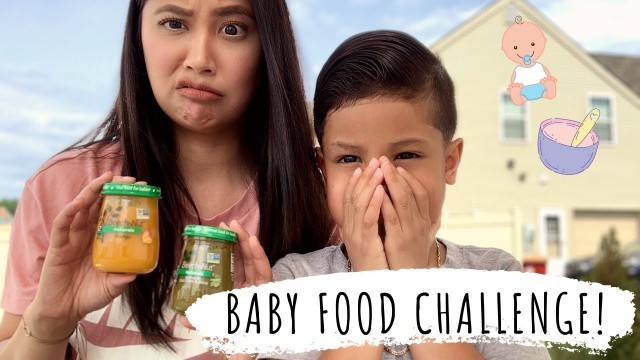 'Baby Food Challenge! | Mommy & D'