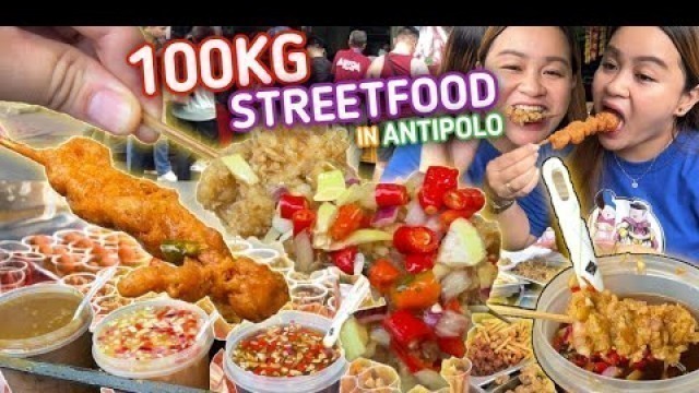 '100KG STREETFOODS in ANTIPOLO | ISAW, PROBEN, CHICKEN SKIN and NECK, CALAMARES'