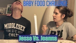 'COUPLE ATTEMPTS BABY FOOD CHALLENGE | BOYFRIEND THROWS UP!'