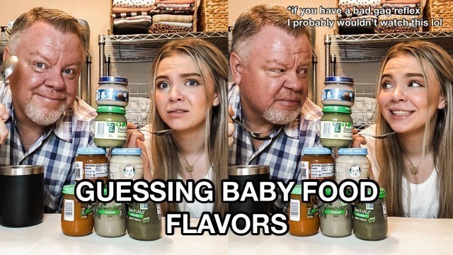 'BABY FOOD CHALLENGE ft. my dad!!'