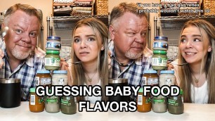 'BABY FOOD CHALLENGE ft. my dad!!'