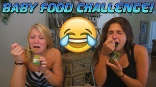 'FUNNY BABY FOOD CHALLENGE!!!'