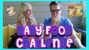 'BABY FOOD CHALLENGE! (w/ Rebecca Zamolo and MattSlays)'