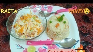 'Tasty Vegetable & Fruit RAITA | Cook Without fire | Siddhi\'s Food Lab'