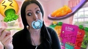 'GROSS BABY FOOD CHALLENGE! 