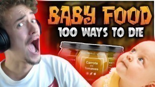 'Minecraft: 100 Ways To Die | BABY FOOD CHALLENGE - #14'