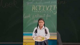 'School activity ,Cook without fire ,Healthy food ,made by me  #trending ,#viral ,#enjoy'
