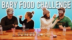 'BABY FOOD CHALLENGE | Brodie & Kelsey vs. Shawn & Andrew'