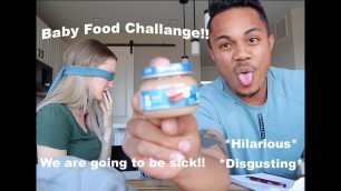 'BABY FOOD CHALLENGE | *HILARIOUS*'