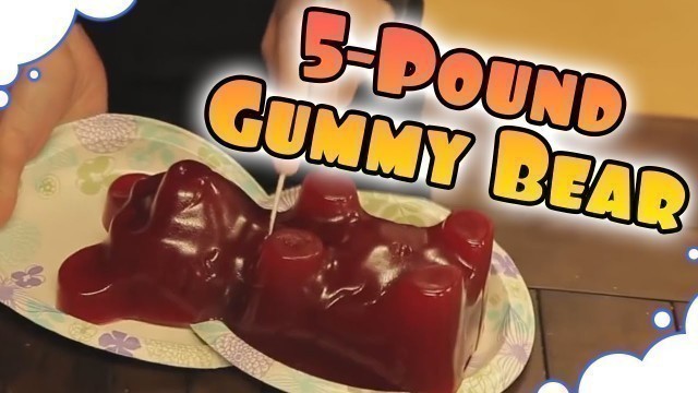 'Dan and Arin Demolish a Giant Gummy Bear - GrumpOut'