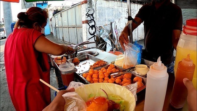 '(POV EATING)FILIPINO STREETFOOD PENOY, ISAW KWEK KWEK WITH MASARAP NA SAWSAWAN! SAN ITO?!'