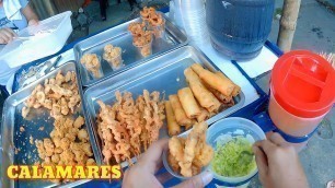 '(POV EATING) STREET FOODS | Calamares, Proven, Siomai, Kwek-Kwek |Pinoy Mukbang |Mukbang Philippines'