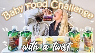 'Baby Food Challenge with a Twist 