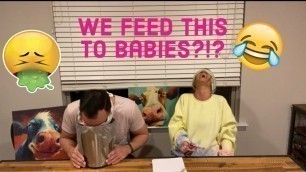 'Baby Food CHALLENGE ! | Marcus&Kara'