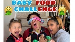 'BABY FOOD CHALLENGE ‼️| (HILARIOUS)