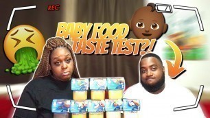 'Baby Food Challenge! *disgusting* BUT hilarious!'