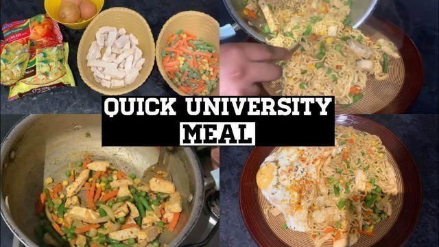 'QUICK ANY EASY MEAL IDEA FOR UNI || THE BEST INDOMIE NOODLES !!'