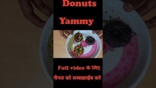 'Yummy Donuts in 2 Minutes by biscuits | Soft Donuts without Fire | Chocolate Donuts | no bake donuts'