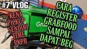 'CARA REGISTER GRABFOOD SAMPAI DAPAT BEG l REVIEW GRABFOOD BAG V4 l SM SPORT 110R l GRABFOOD RIDER'