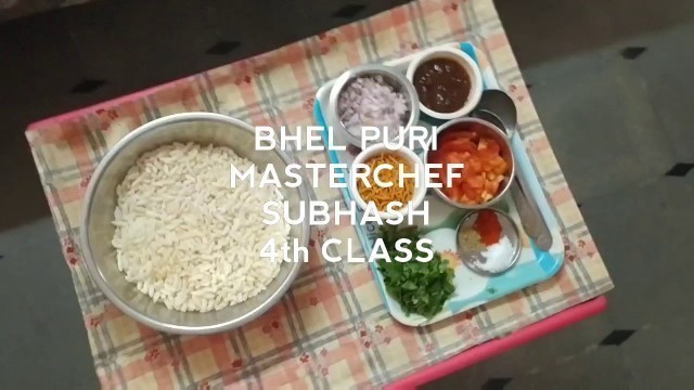 'MASTERCHEF || BHEL PURI || Food Without fire || little cook'