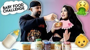 'Baby Food Challenge (Laura Gets Sick) | Dhar and Laura'