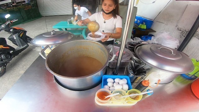 'POV Filipino Street Food | Beef Pares (Beef Stew), Proben (Chicken\'s Stomach) and Ponkan Juice'