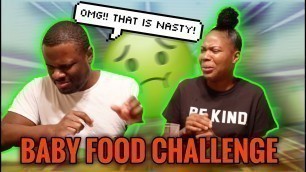 'TESTING BABY FOOD [Baby food challenge]'