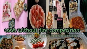 'Cook Without fire   competition/MP food cooking tamil'