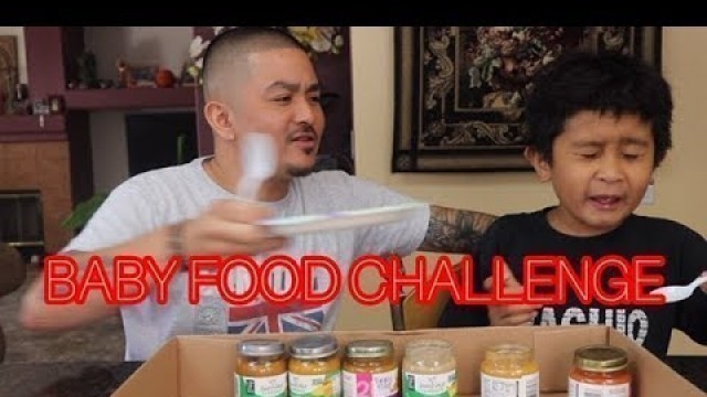 'BABY FOOD CHALLENGE with CJ'