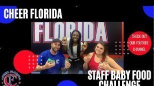 'Baby Food Challenge | CFA Staff | CFA | Cheer Florida Allstars'