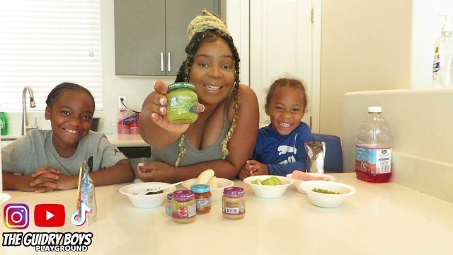 'Baby Food vs Real Food Challenge'