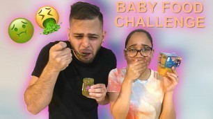 'BABY FOOD CHALLENGE! 