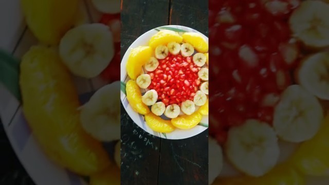 'Food making without fire ( Fruit Salad) by VA students ( CCA)'