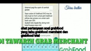 'DAFTAR OVO DAN LANGSUNG DI DAFTARIN GRABFOOD MERCHANT'