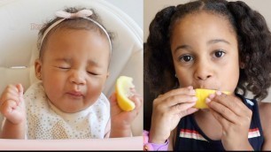 'Baby Sister Sour Lemon Challenge!'