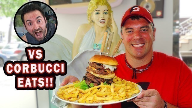 'Portuguese 1.5kg Burger Challenge vs Corbucci Eats\' Record!!'