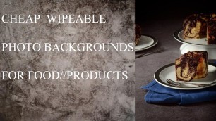 'Cheap Food or Product backgrounds for beginners or pros'