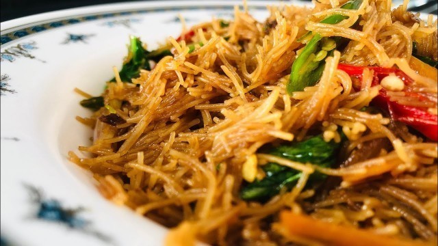 'RESEPI BIHUN GORENG TERPALING MUDAH & SEDAP || MEE HOON SUPERR ENAK'