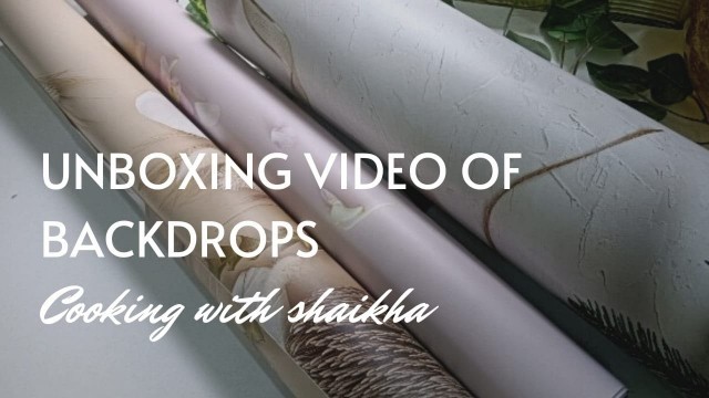 'unboxing video of backdrops | backdrops for video shoot|#background #sheets #photography | #backdrop'